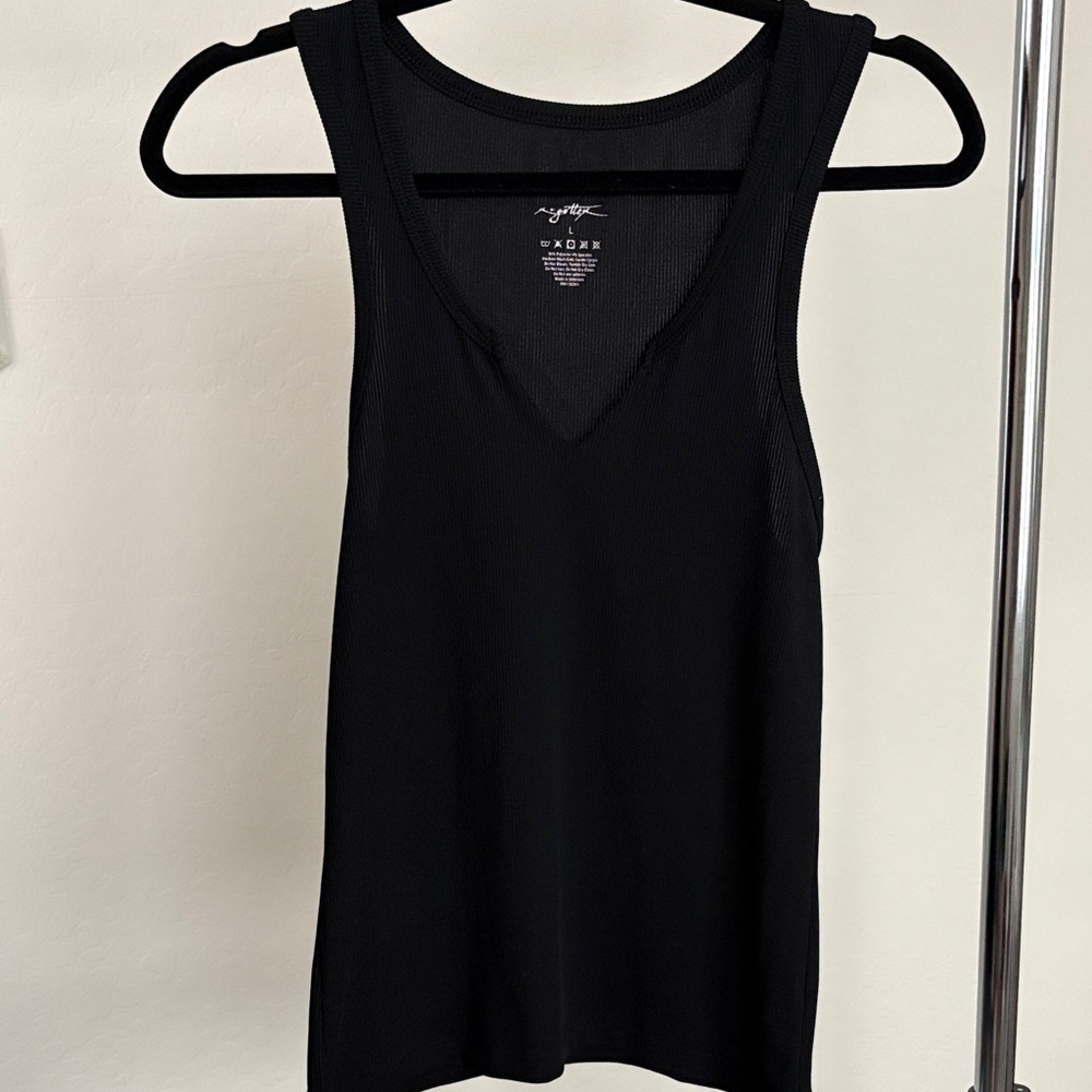Gottex Elegant Black Sleeveless Top